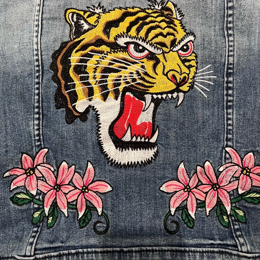 Torrid Embroidered Denim Jacket - Picture 11 of 15